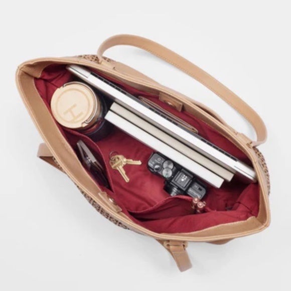 NWT Hammitt Andersen Breeze Block Tan And Brushed Gold Tote - Picture 6 of 16